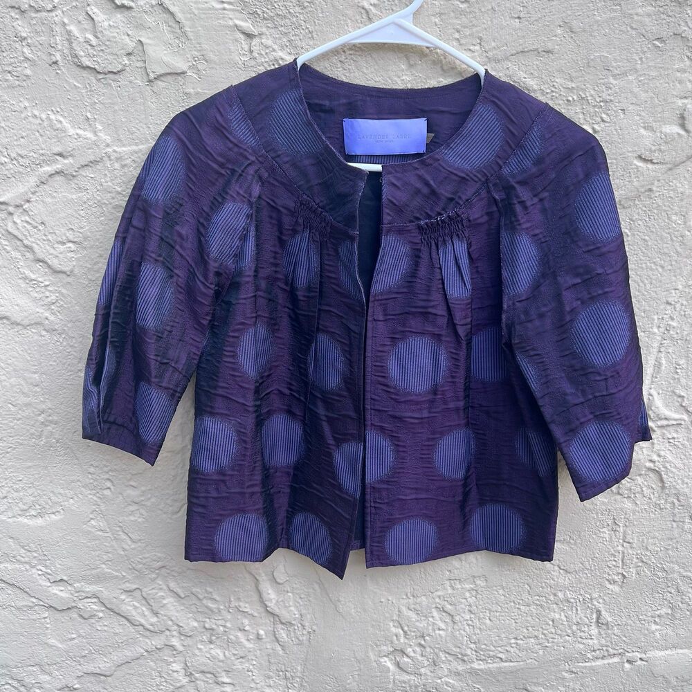 Vera Wang Lavender Label bolero jacket sz 2